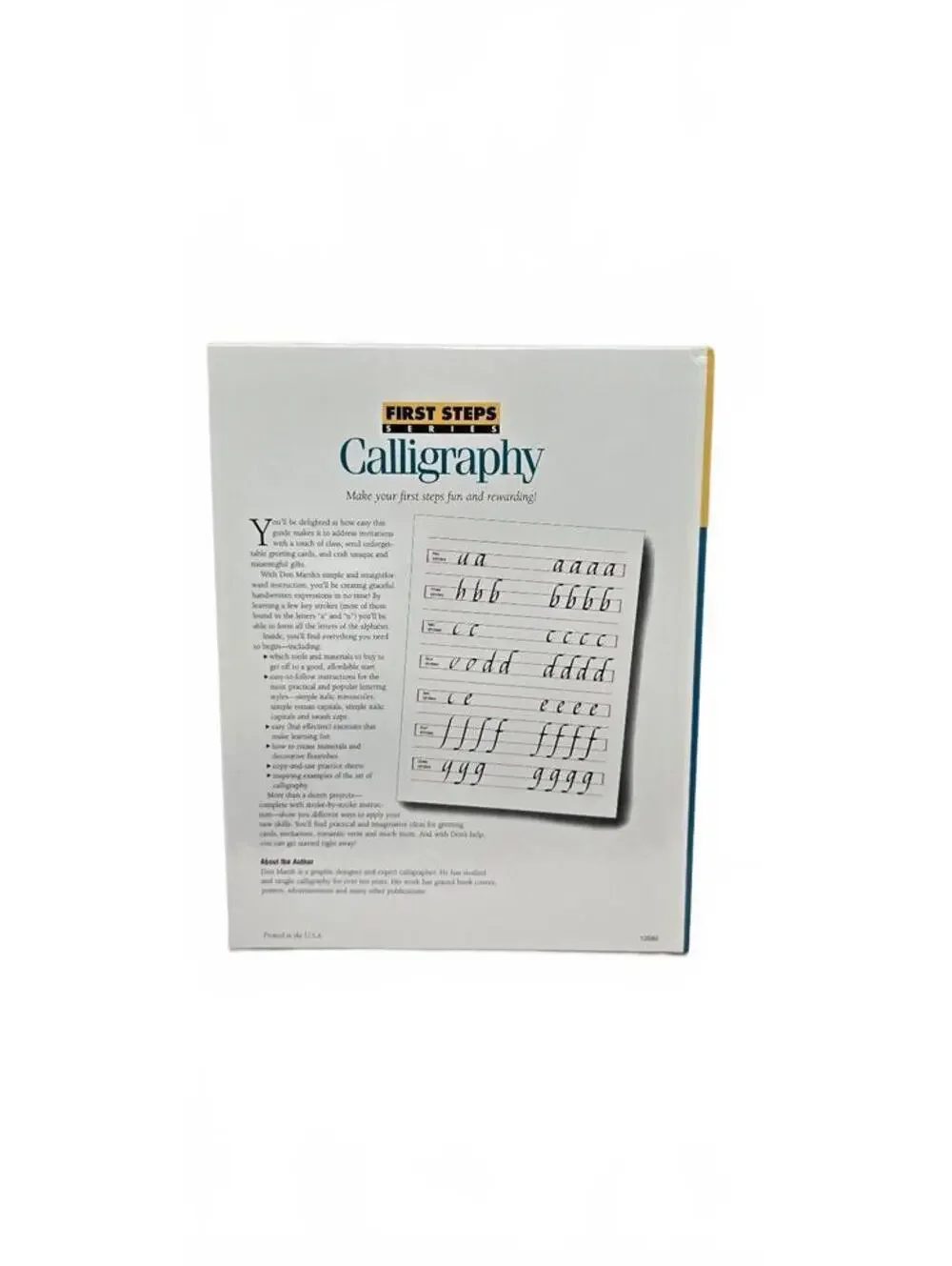 Calligraphy Book by Don Marsh - First Steps Series